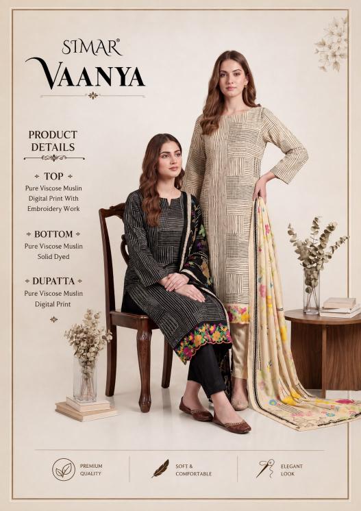 Glossy vaanya dress materials wholesale near me